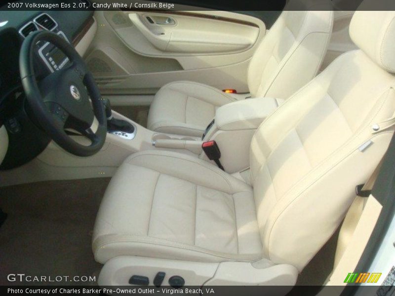 Candy White / Cornsilk Beige 2007 Volkswagen Eos 2.0T