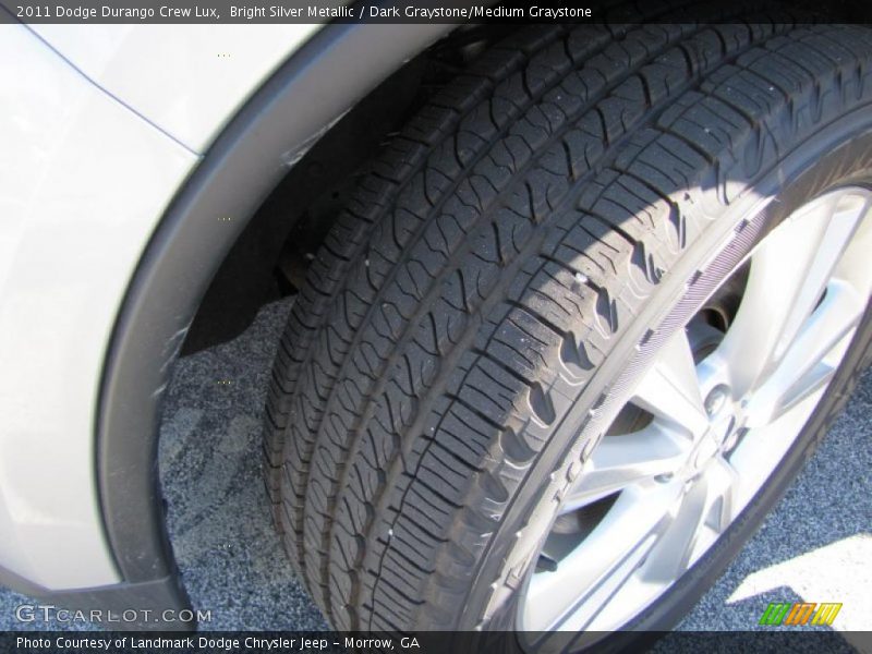 Bright Silver Metallic / Dark Graystone/Medium Graystone 2011 Dodge Durango Crew Lux