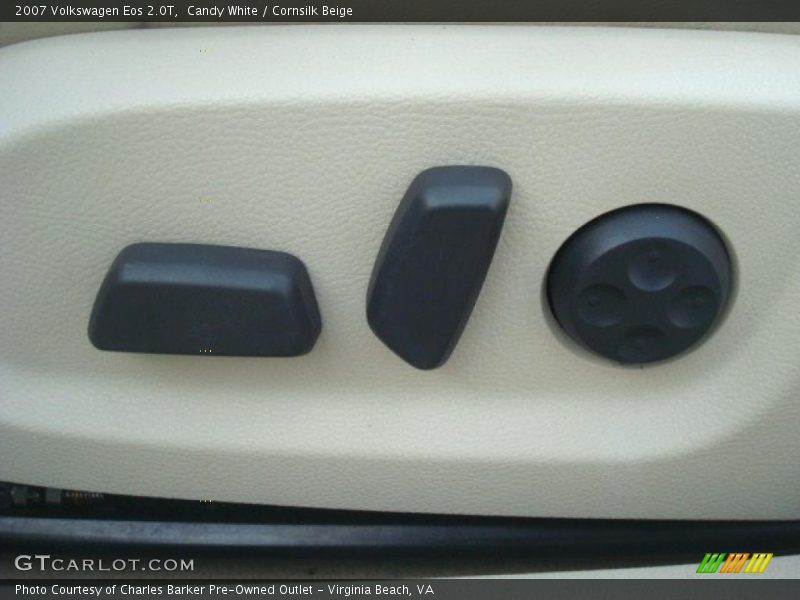 Candy White / Cornsilk Beige 2007 Volkswagen Eos 2.0T