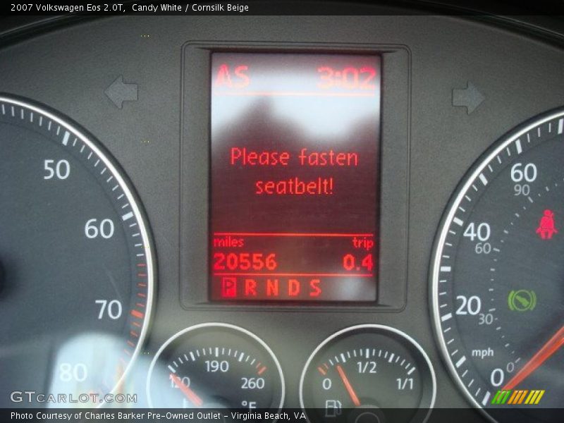 Candy White / Cornsilk Beige 2007 Volkswagen Eos 2.0T