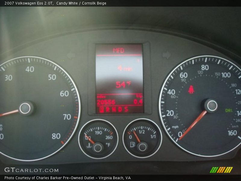 Candy White / Cornsilk Beige 2007 Volkswagen Eos 2.0T