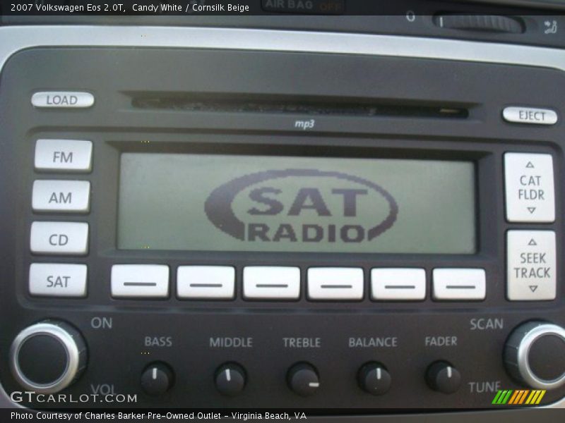 Candy White / Cornsilk Beige 2007 Volkswagen Eos 2.0T