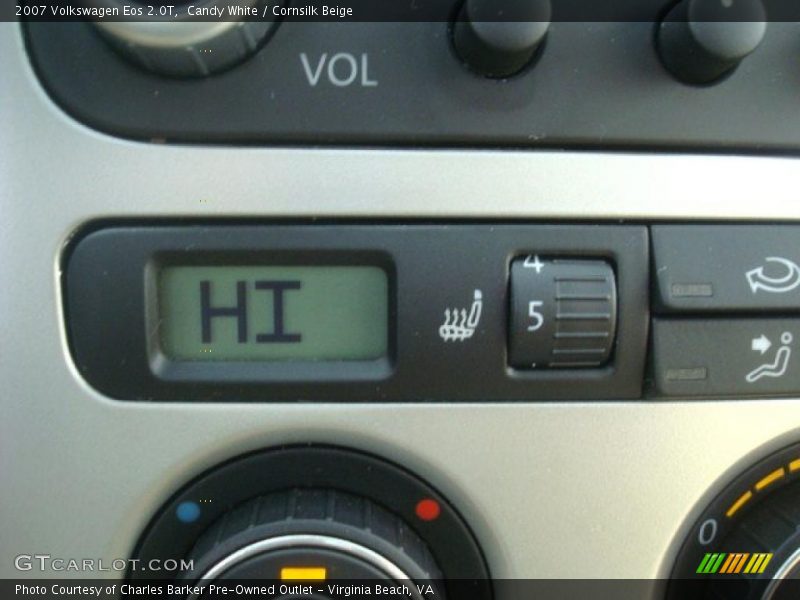 Candy White / Cornsilk Beige 2007 Volkswagen Eos 2.0T