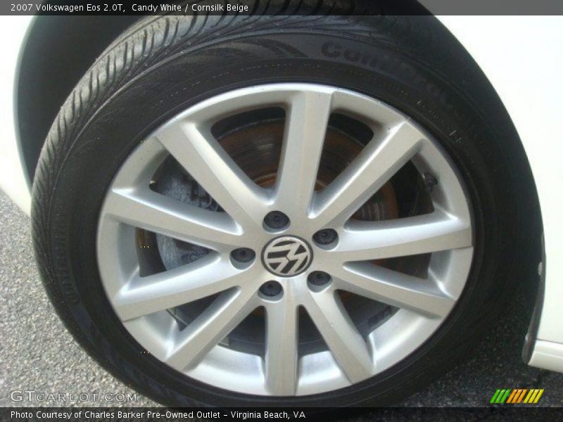 Candy White / Cornsilk Beige 2007 Volkswagen Eos 2.0T