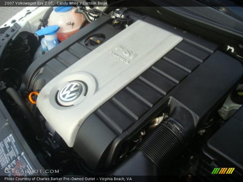Candy White / Cornsilk Beige 2007 Volkswagen Eos 2.0T
