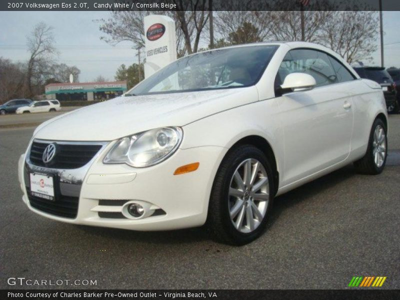 Candy White / Cornsilk Beige 2007 Volkswagen Eos 2.0T