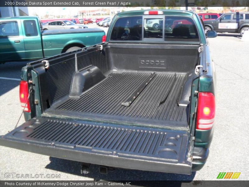 Forest Green Pearl / Agate 2000 Dodge Dakota Sport Extended Cab