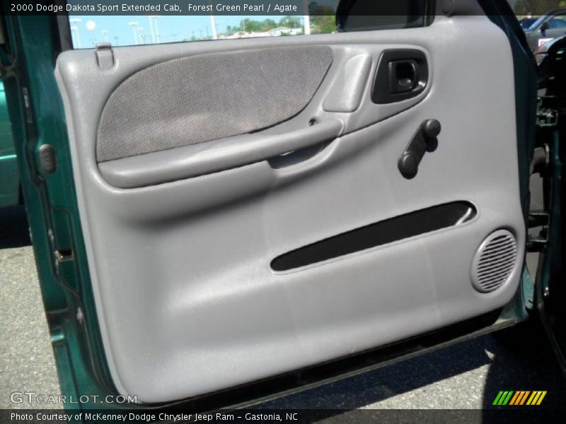 Forest Green Pearl / Agate 2000 Dodge Dakota Sport Extended Cab