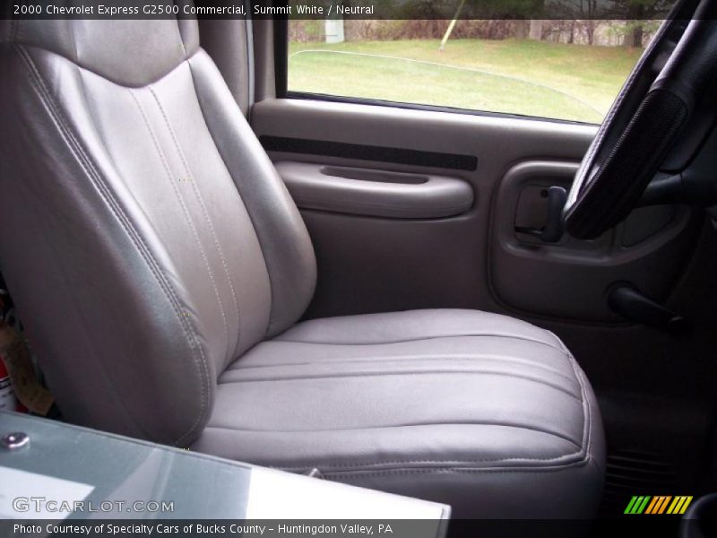 Summit White / Neutral 2000 Chevrolet Express G2500 Commercial
