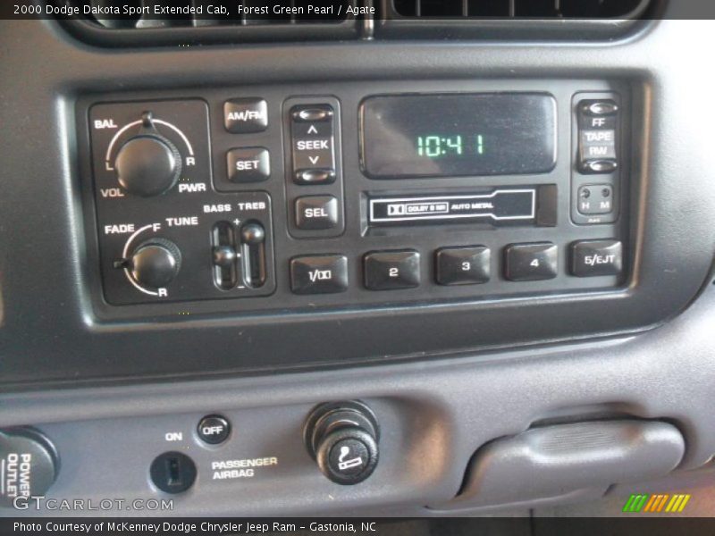 Forest Green Pearl / Agate 2000 Dodge Dakota Sport Extended Cab