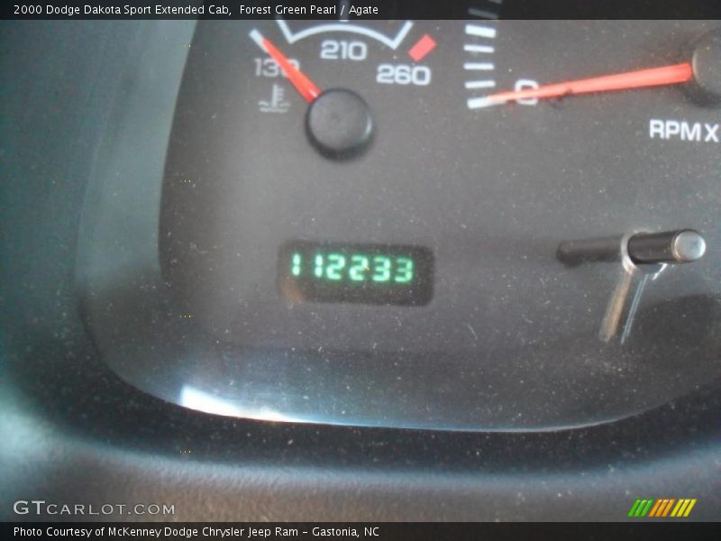 Forest Green Pearl / Agate 2000 Dodge Dakota Sport Extended Cab