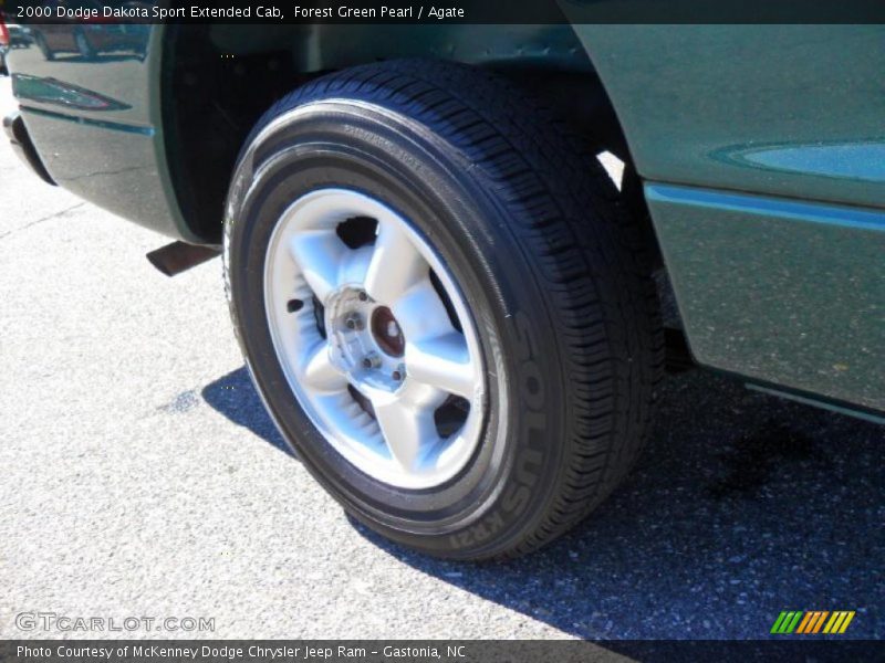 Forest Green Pearl / Agate 2000 Dodge Dakota Sport Extended Cab