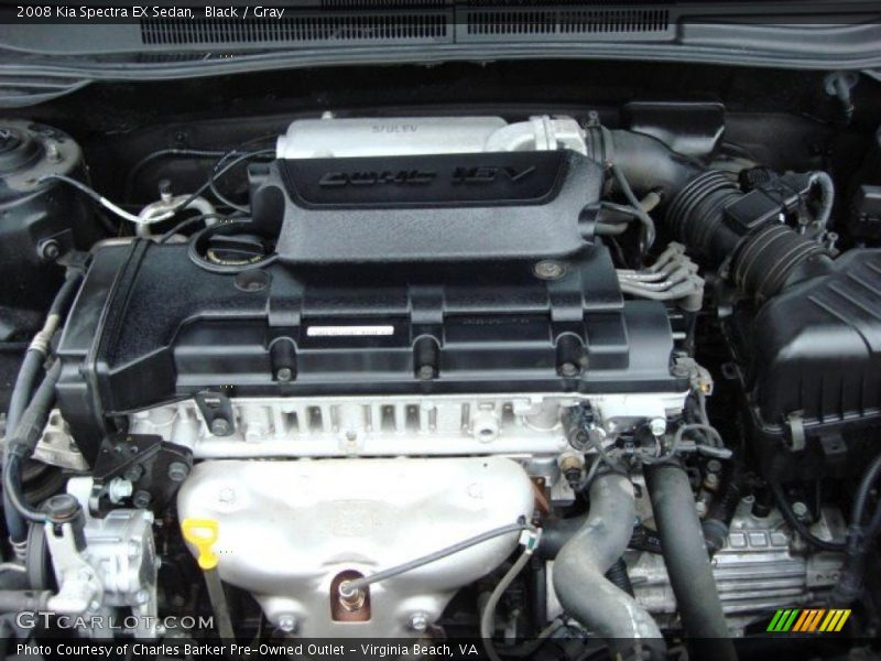  2008 Spectra EX Sedan Engine - 2.0 Liter DOHC 16V VVT 4 Cylinder