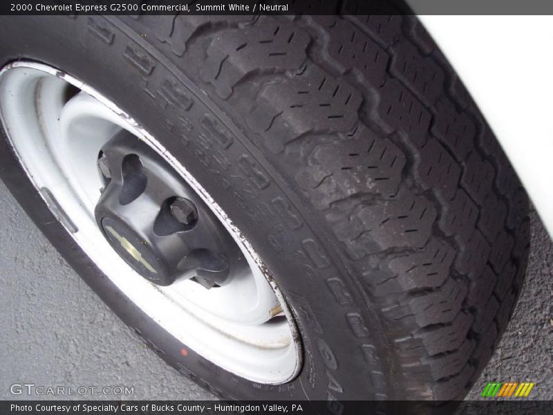 Summit White / Neutral 2000 Chevrolet Express G2500 Commercial