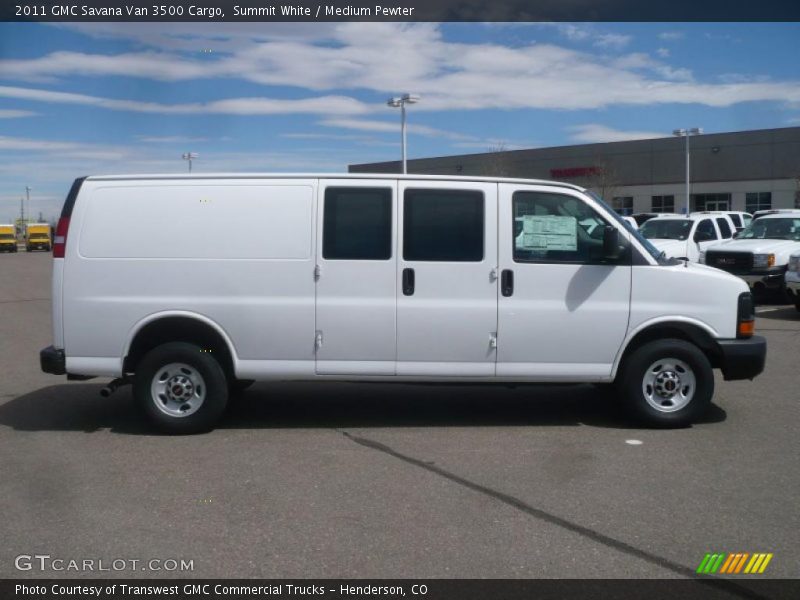 Summit White / Medium Pewter 2011 GMC Savana Van 3500 Cargo