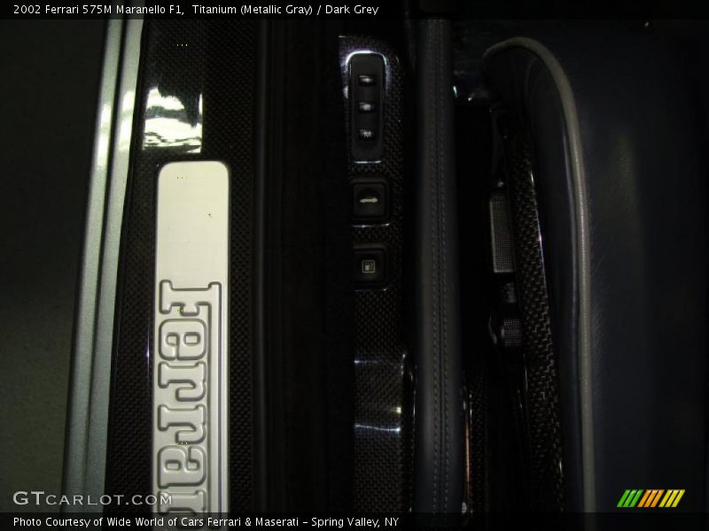 Titanium (Metallic Gray) / Dark Grey 2002 Ferrari 575M Maranello F1