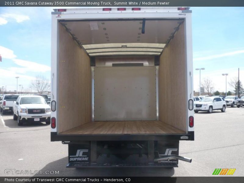 Summit White / Medium Pewter 2011 GMC Savana Cutaway 3500 Commercial Moving Truck