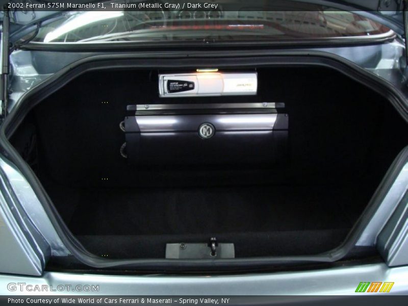 Titanium (Metallic Gray) / Dark Grey 2002 Ferrari 575M Maranello F1
