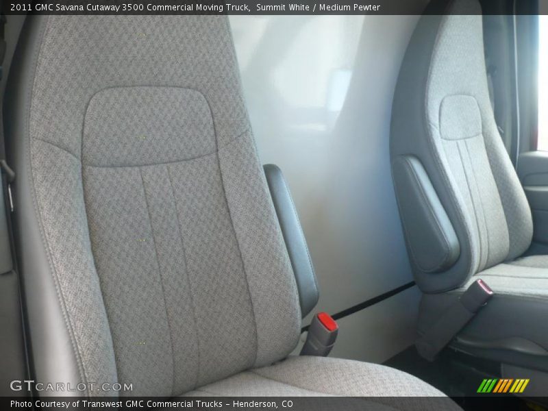 Summit White / Medium Pewter 2011 GMC Savana Cutaway 3500 Commercial Moving Truck