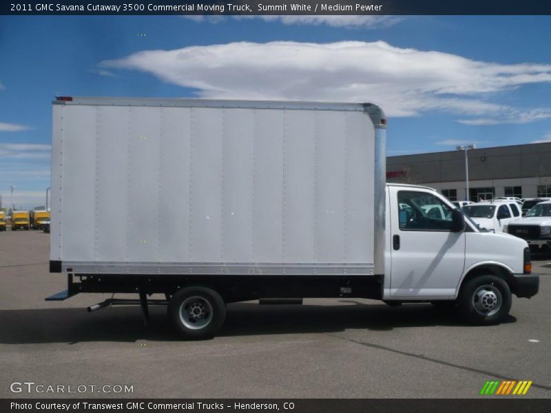 Summit White / Medium Pewter 2011 GMC Savana Cutaway 3500 Commercial Moving Truck