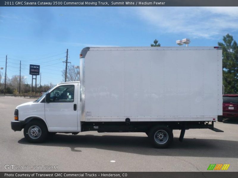  2011 Savana Cutaway 3500 Commercial Moving Truck Summit White