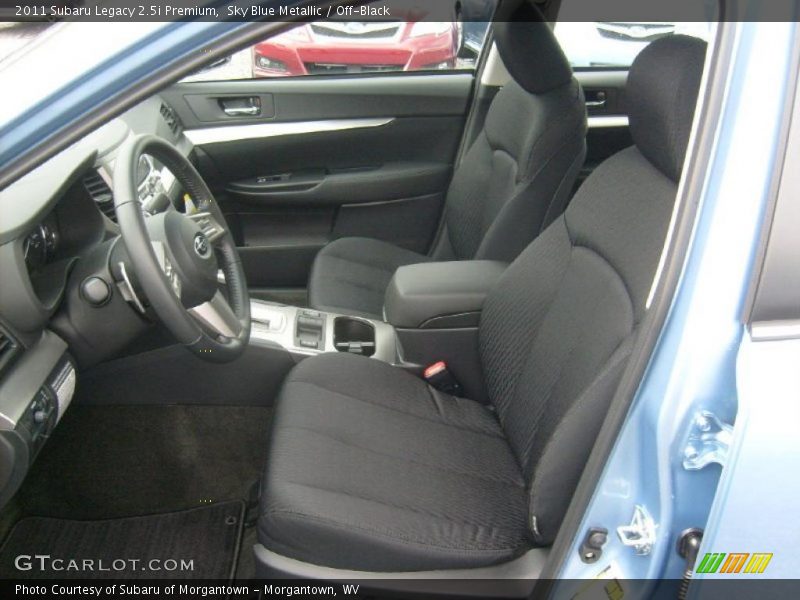 Sky Blue Metallic / Off-Black 2011 Subaru Legacy 2.5i Premium