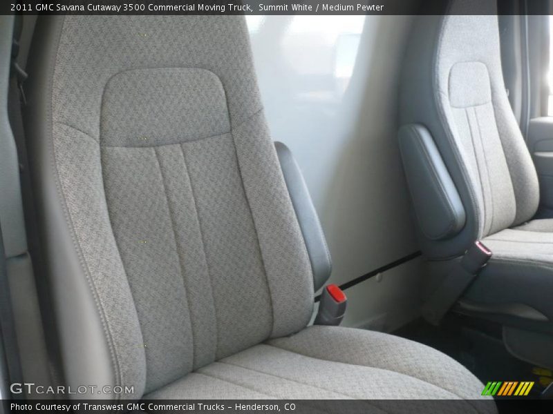 Summit White / Medium Pewter 2011 GMC Savana Cutaway 3500 Commercial Moving Truck