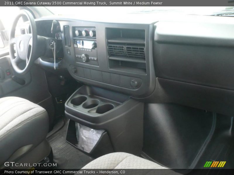 Summit White / Medium Pewter 2011 GMC Savana Cutaway 3500 Commercial Moving Truck