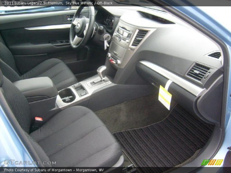 Sky Blue Metallic / Off-Black 2011 Subaru Legacy 2.5i Premium