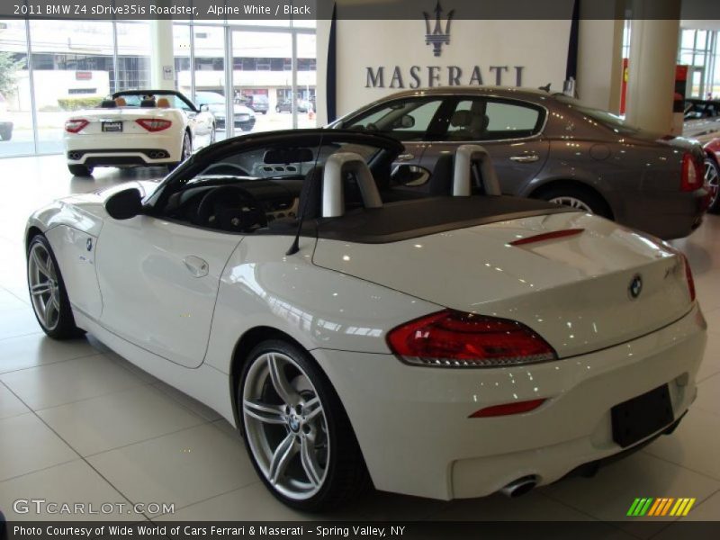 Alpine White / Black 2011 BMW Z4 sDrive35is Roadster