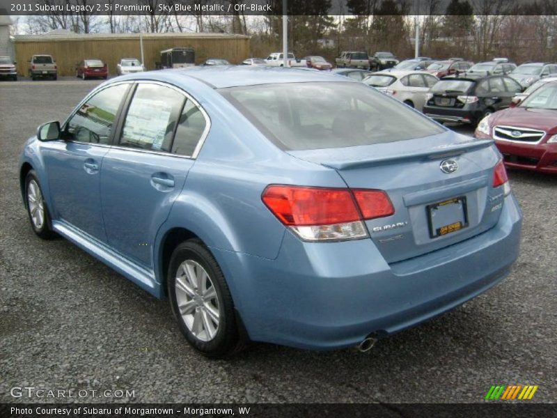 Sky Blue Metallic / Off-Black 2011 Subaru Legacy 2.5i Premium