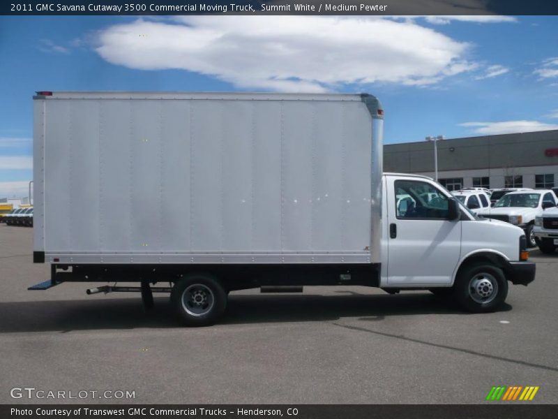 Summit White / Medium Pewter 2011 GMC Savana Cutaway 3500 Commercial Moving Truck