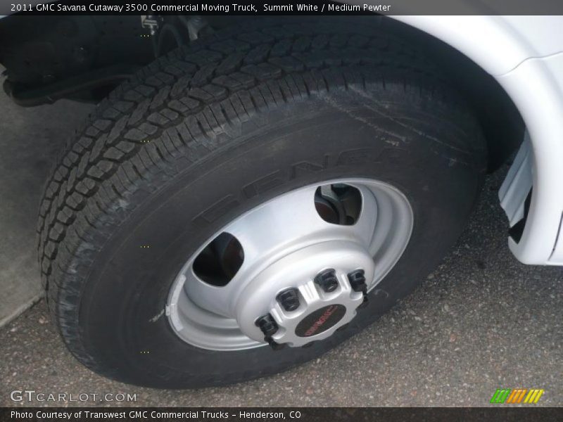 Summit White / Medium Pewter 2011 GMC Savana Cutaway 3500 Commercial Moving Truck