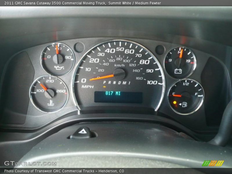 Summit White / Medium Pewter 2011 GMC Savana Cutaway 3500 Commercial Moving Truck