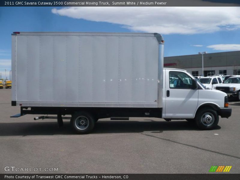 Summit White / Medium Pewter 2011 GMC Savana Cutaway 3500 Commercial Moving Truck