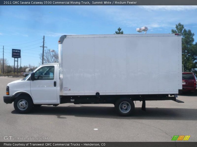 Summit White / Medium Pewter 2011 GMC Savana Cutaway 3500 Commercial Moving Truck