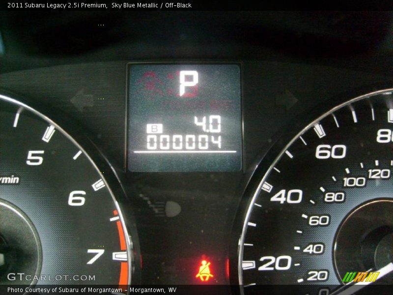Sky Blue Metallic / Off-Black 2011 Subaru Legacy 2.5i Premium
