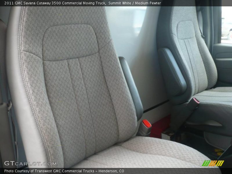 Summit White / Medium Pewter 2011 GMC Savana Cutaway 3500 Commercial Moving Truck