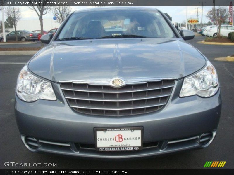Silver Steel Metallic / Dark Slate Gray 2010 Chrysler Sebring Limited Sedan