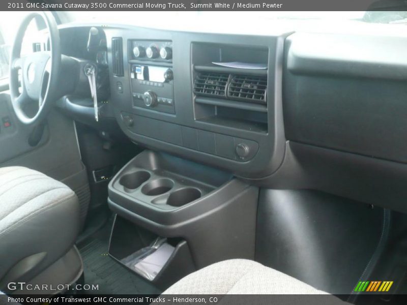 Summit White / Medium Pewter 2011 GMC Savana Cutaway 3500 Commercial Moving Truck