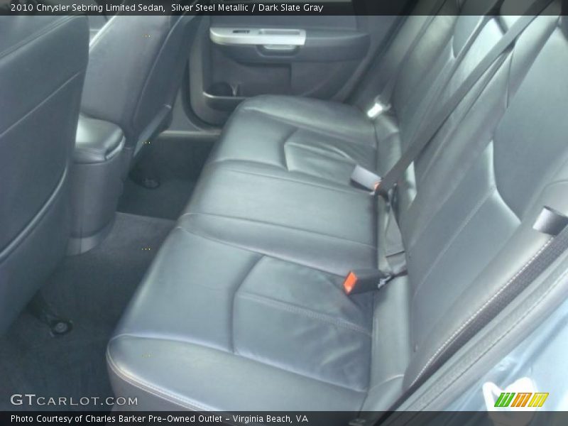 Silver Steel Metallic / Dark Slate Gray 2010 Chrysler Sebring Limited Sedan