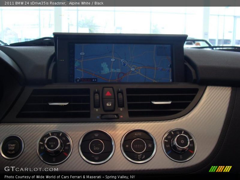 Navigation of 2011 Z4 sDrive35is Roadster