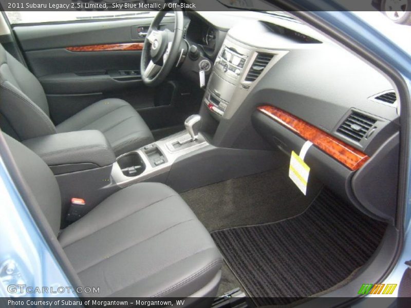 Sky Blue Metallic / Off-Black 2011 Subaru Legacy 2.5i Limited