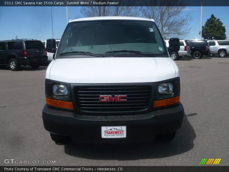 Summit White / Medium Pewter 2011 GMC Savana Van 3500 Cargo