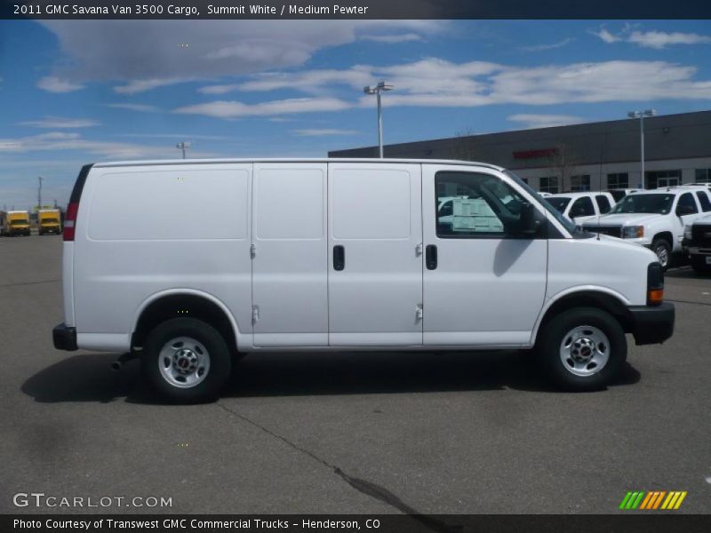Summit White / Medium Pewter 2011 GMC Savana Van 3500 Cargo