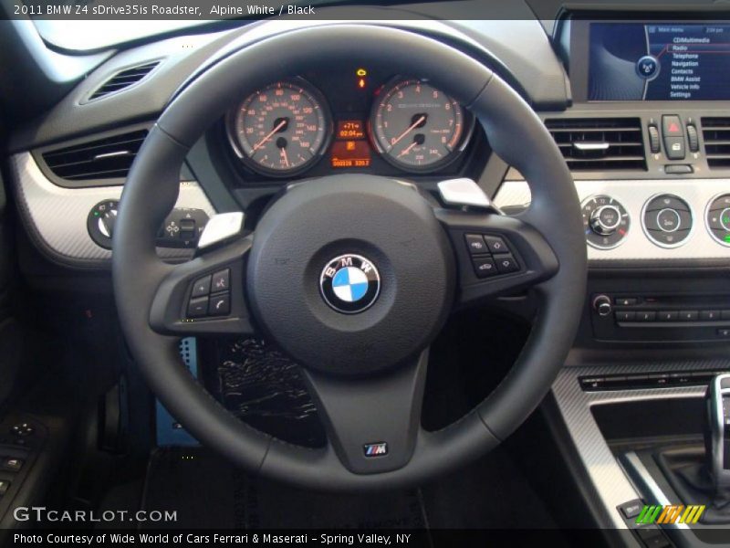 Alpine White / Black 2011 BMW Z4 sDrive35is Roadster
