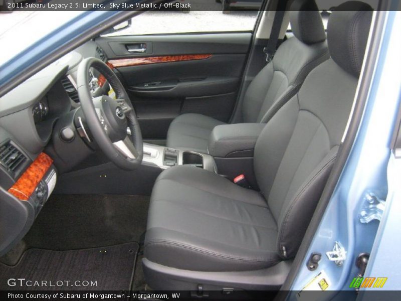 Sky Blue Metallic / Off-Black 2011 Subaru Legacy 2.5i Limited