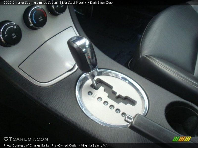 Silver Steel Metallic / Dark Slate Gray 2010 Chrysler Sebring Limited Sedan