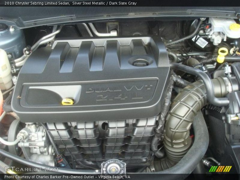 Silver Steel Metallic / Dark Slate Gray 2010 Chrysler Sebring Limited Sedan