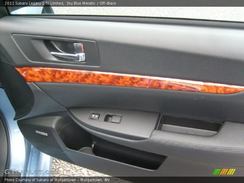 Sky Blue Metallic / Off-Black 2011 Subaru Legacy 2.5i Limited